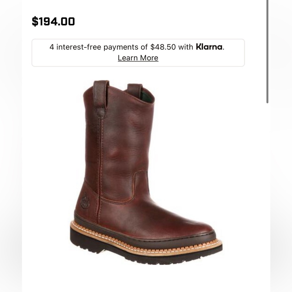 Brand New Georgia Work Boots